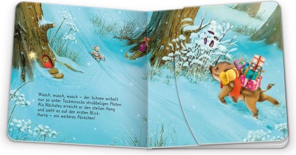 Was glitzert da im Weihnachtswald?