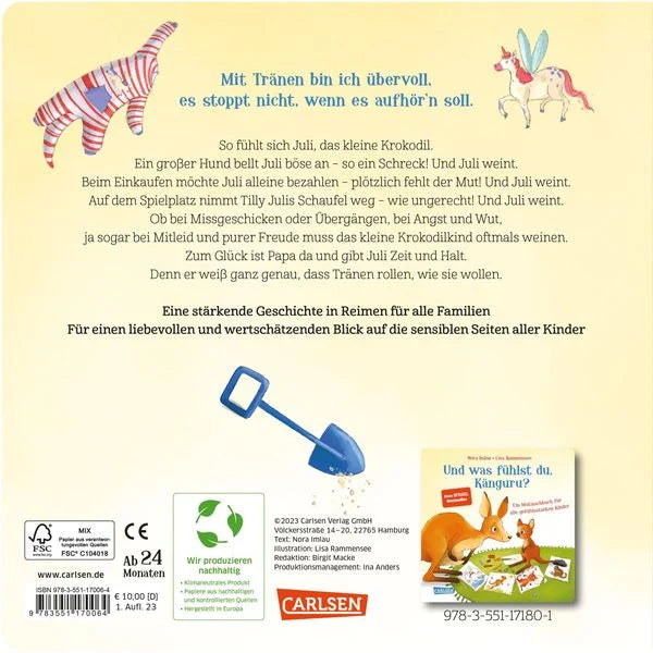 Was weinst du denn so viel, kleines Krokodil?