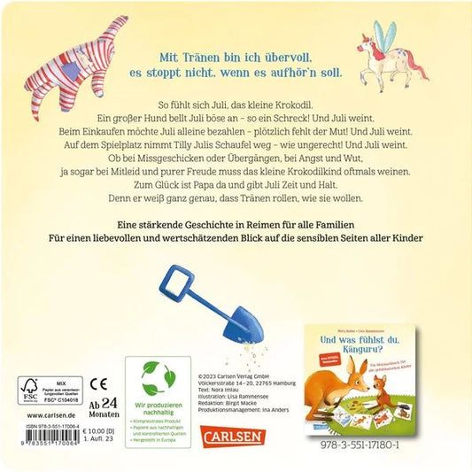 Was weinst du denn so viel, kleines Krokodil?