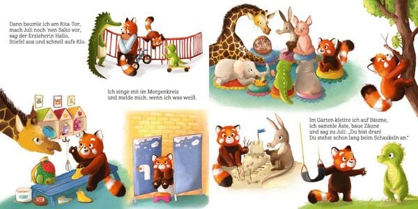 Was wütest du so sehr, kleiner Pandabär?