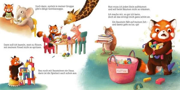 Was wütest du so sehr, kleiner Pandabär?