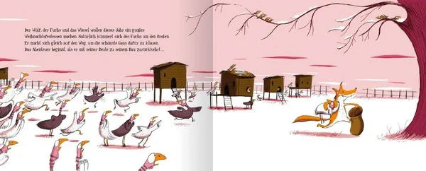 Wie sich die Weihnachtsgans vor dem Ofen rettete