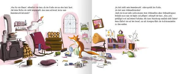 Wie sich die Weihnachtsgans vor dem Ofen rettete