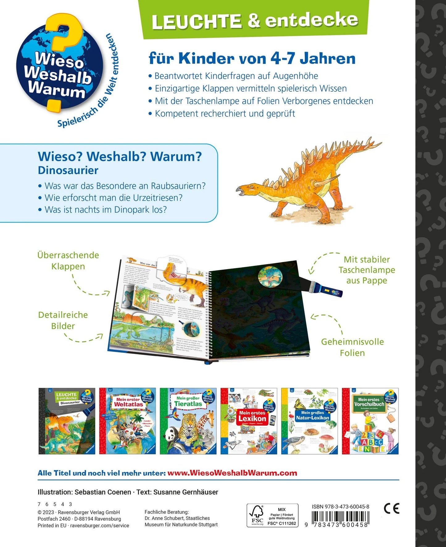 Wieso? Weshalb? Warum? Leuchte und entdecke - Dinosaurier