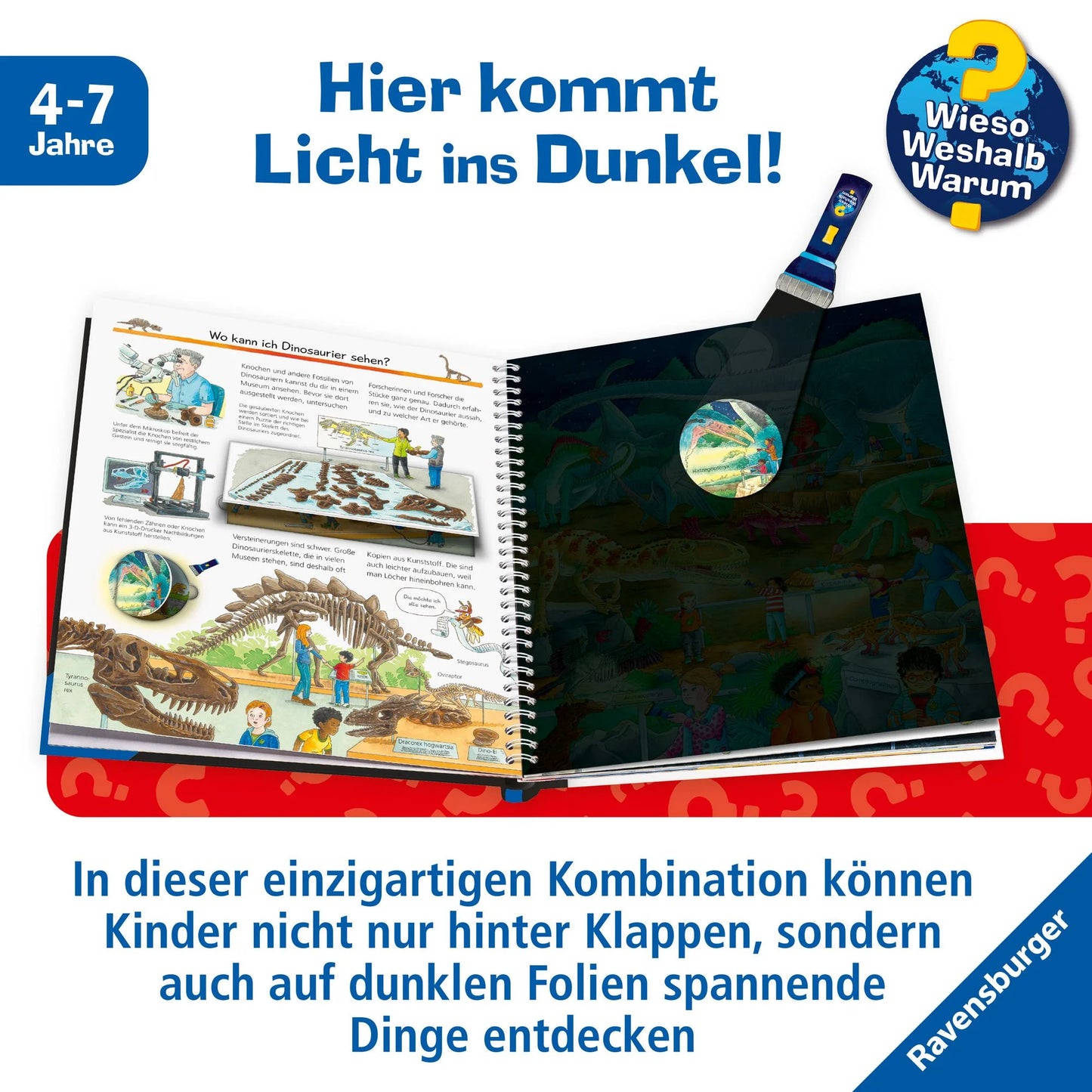 Wieso? Weshalb? Warum? Leuchte und entdecke - Dinosaurier