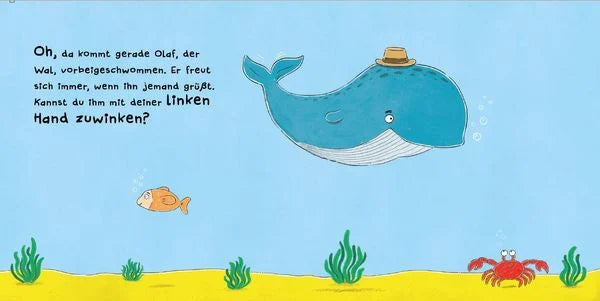 Wink dem Wal - Ein Mitmachbuch zum Schütteln, Schaukeln, Pusten, Klopfen und sehen, was dann passiert