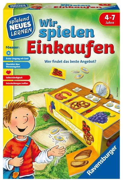 Wir spielen Einkaufen