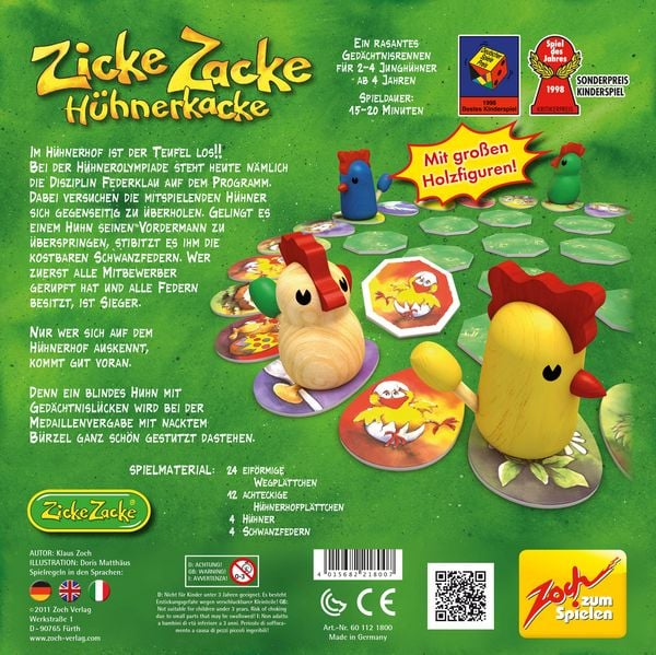 Zicke Zacke Hühnerkacke